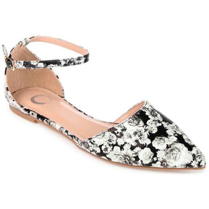 Journee - Wholesale Flats - Women's - Reba D'Orsay Flats In Faux Leather