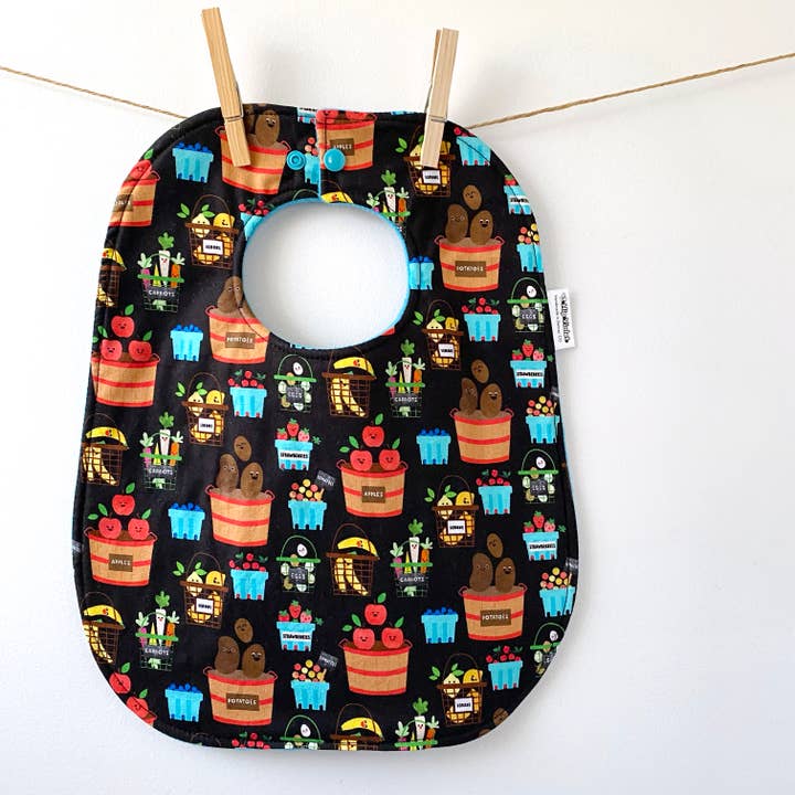 Bavoir pour bébé Farmers Market pour la vente par Hip Violet