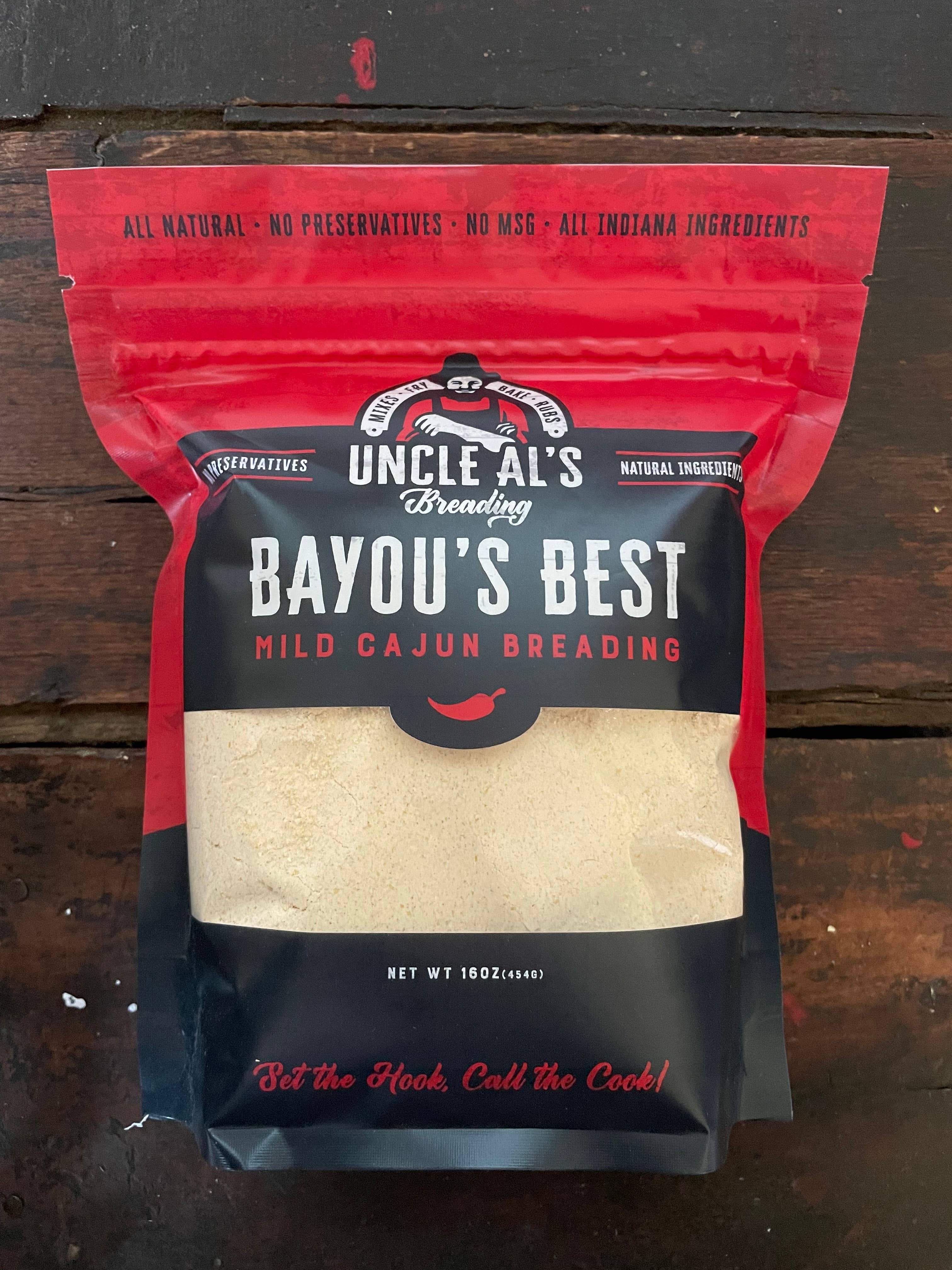 UNCLE ALS BREADING - Wholesale Bread Mix - Bayou's Best Mild Cajun Breading 1