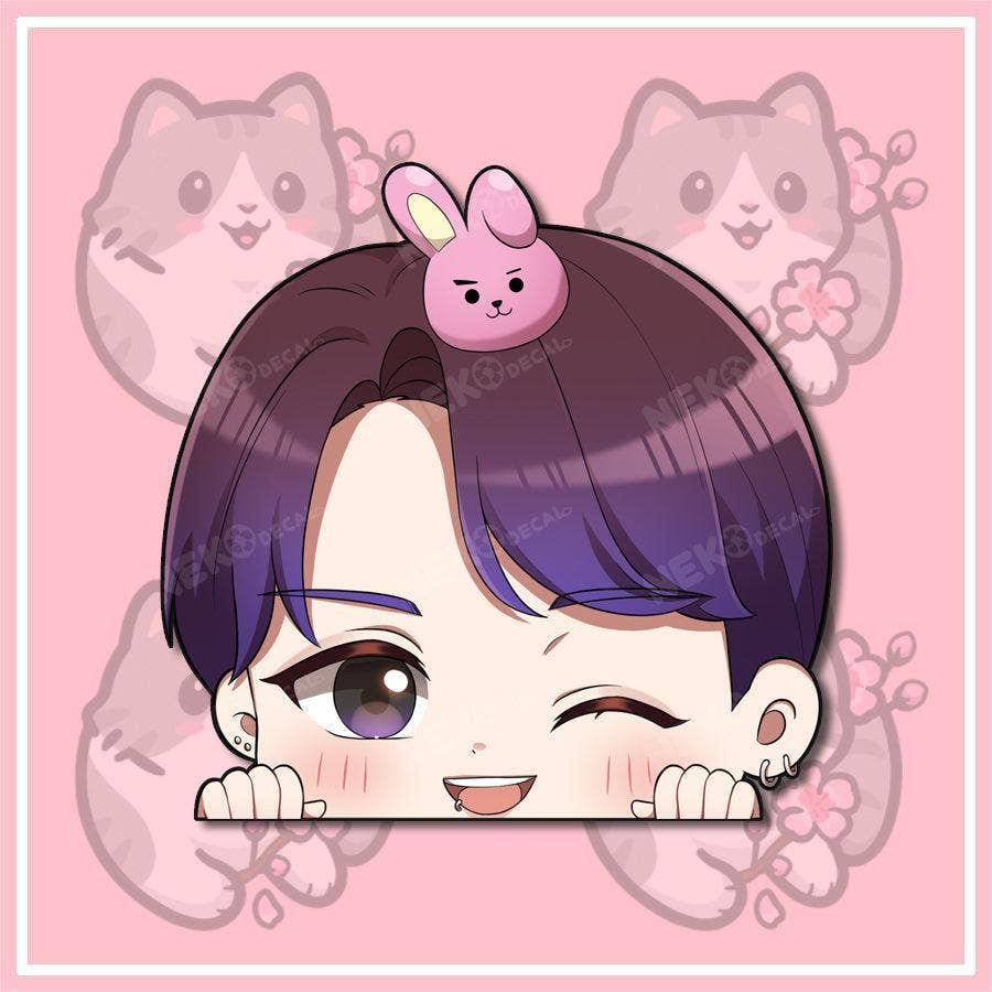 Nekodecal - Wholesale Sticker - Chibi BTS Peekers5