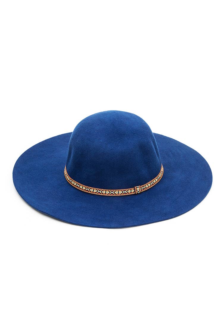 Artini Accessories - Vente Chapeau en feutre - femme - Chapeau à large bord en feutre de laine0