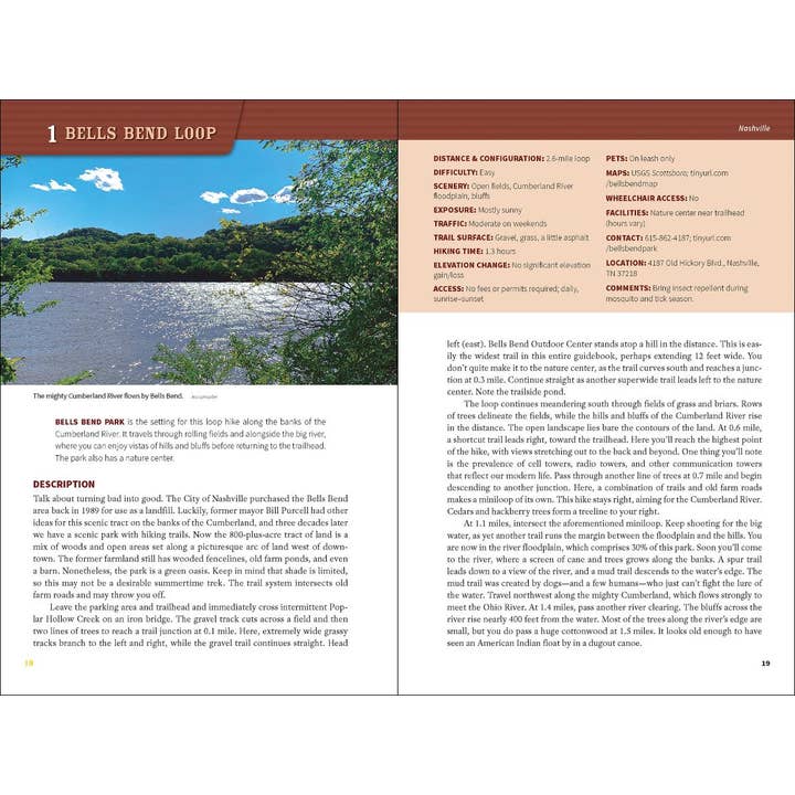 AdventureKEEN - Wholesale Book - Adult - 60 Hikes: Nashville 5e