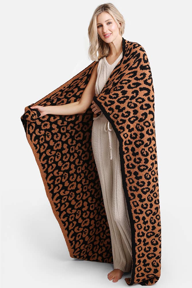 Hana - Wholesale Throw Blanket - Luxury Soft Leopard Print Throw Blanket32