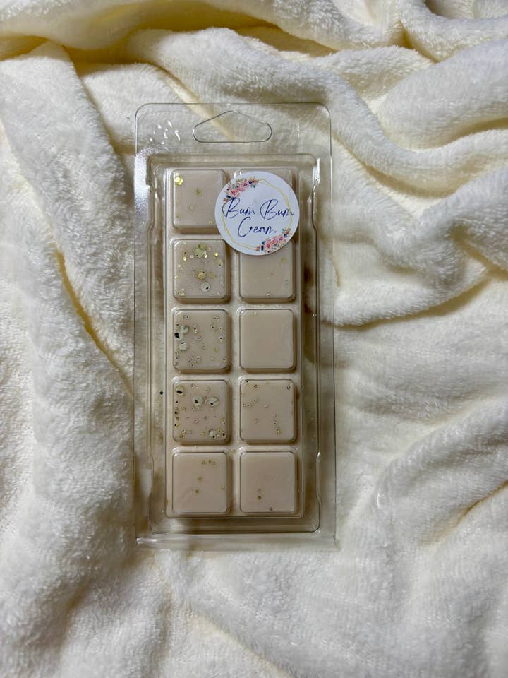 Bum Bum Cream Wax Melt Snap Bar – Derrete de Cera de Soja de Luxo Inspirado por atacado de wilkscandlecreations