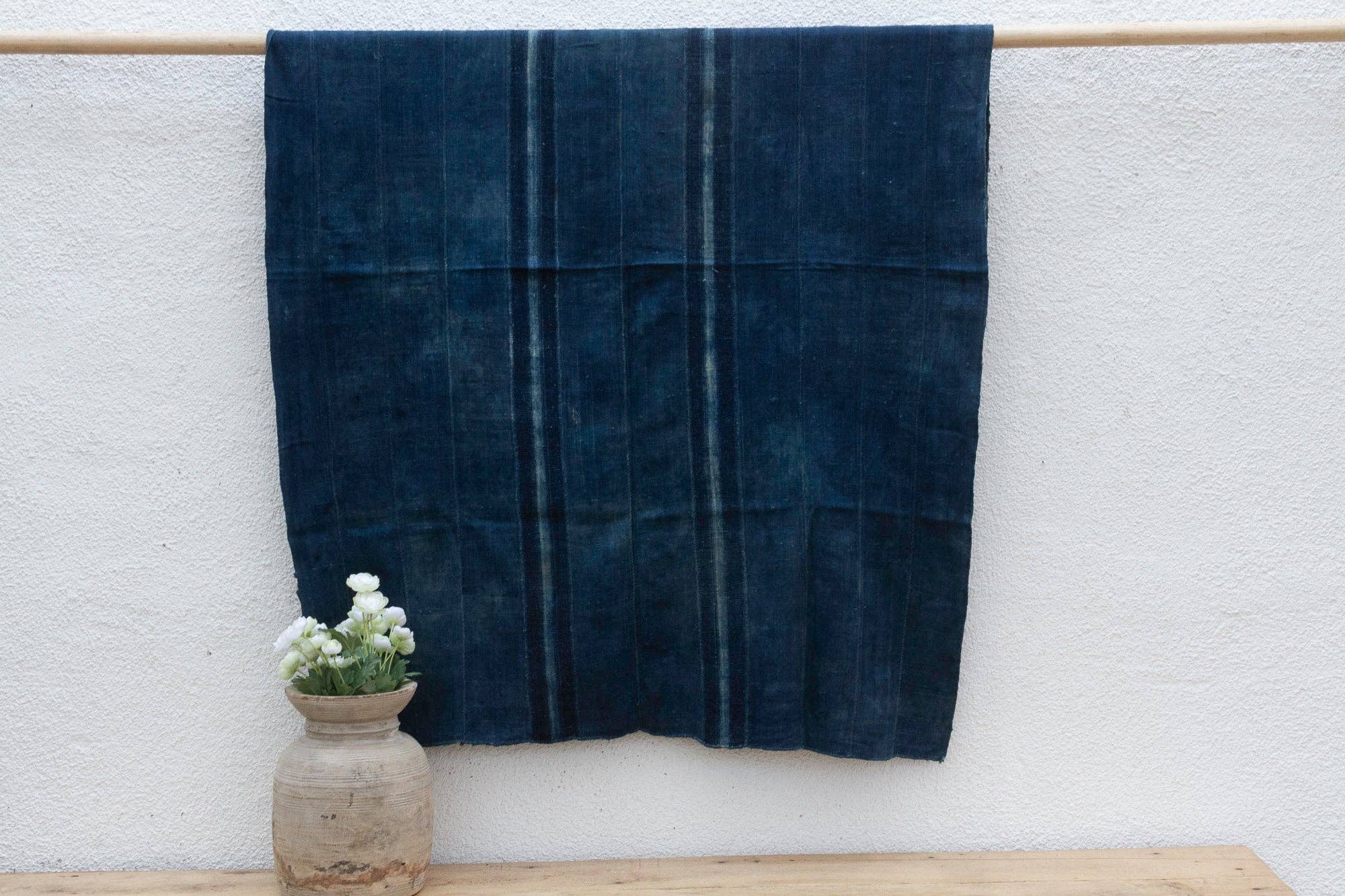 De-cor - Wholesale Throw blanket - Luno Indigo Mud Cloth5
