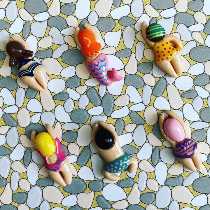 Jewells – wholesale Magnet – Swimmer Swimming Fridge Magnets - set of 6 or individual1