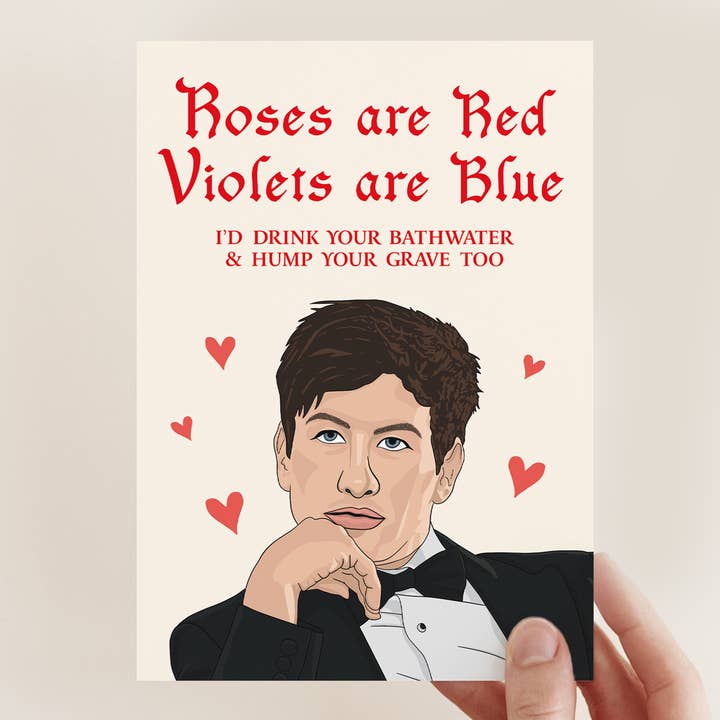 Saltburn Love Card for wholesale by Bonne Nouvelle