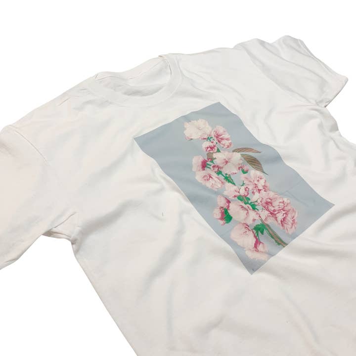 ZZZEBRAAA LIMITED - Wholesale Screen printed t-shirt – unisex - Cherry Blossom Japanese T-Shirt Ogawa Kazumasa1