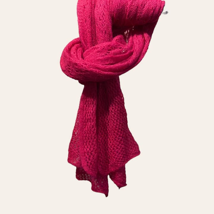 NAÏS PARIS - Wholesale Scarf - Women's - OPENWORK MOHAIR WOOL SHAWL4