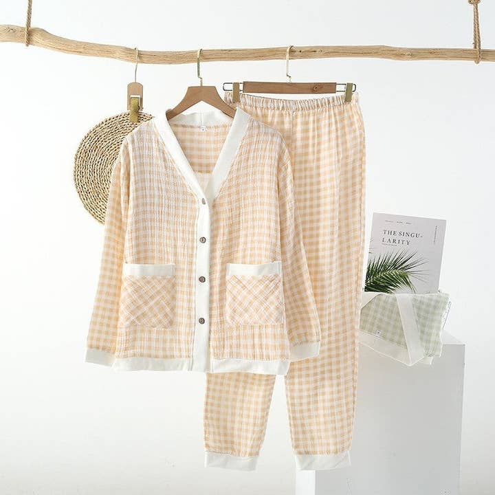 Sheer Trend - Wholesale Sleepwear set – Women's - Women's Floral Print Long Sleeve Pajama Set10