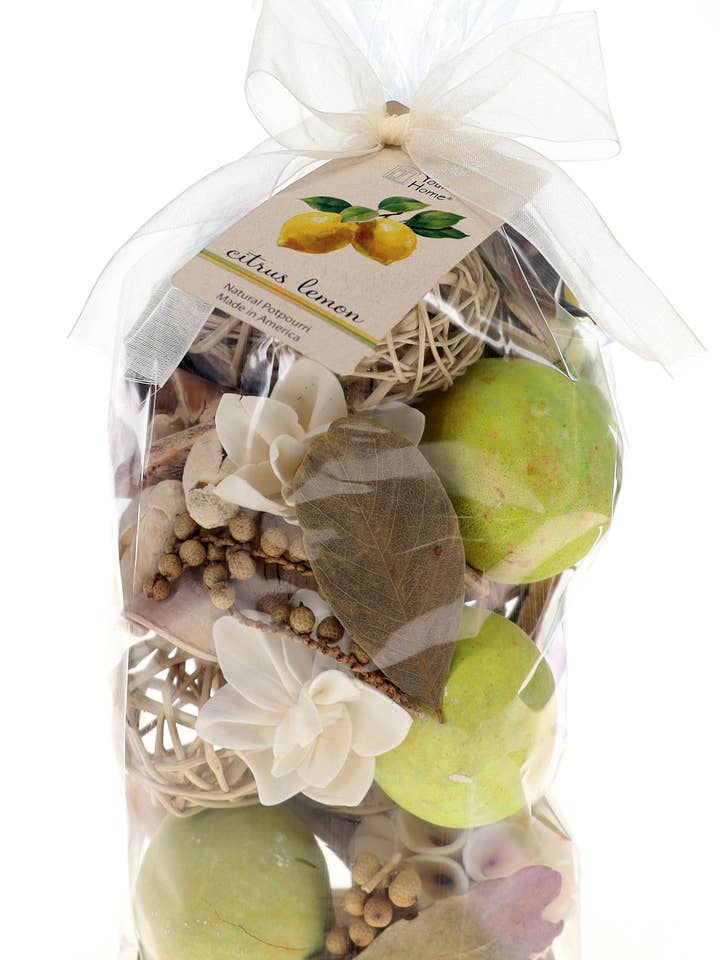 3qt Citrus Lemon Potpourri Bag Fresh FragranceSeasonal Scent for wholesale by Your Home