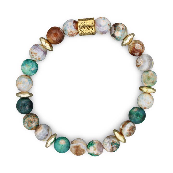 Sage Coast Bracelet - FINAL FEW for wholesale by Traci's Beads
