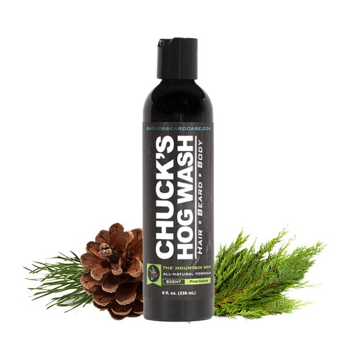 Badass Beard Care - Wholesale 2-in-1 Shampoo & Body Wash - Men's - Chuck's Hog Wash (Beard, Hair, & Body)7