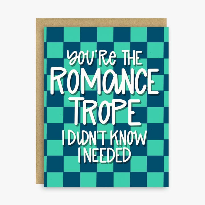 Romance Trope I Needed Valentine’s Day Card for wholesale by Little Lovelies Studio