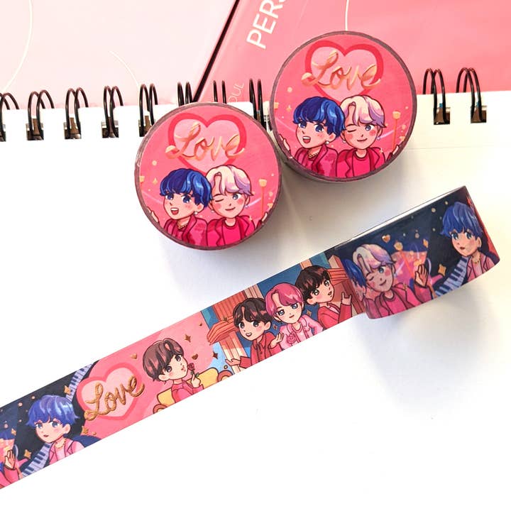 Boy With Luv Washi Tape for wholesale by shiinapop