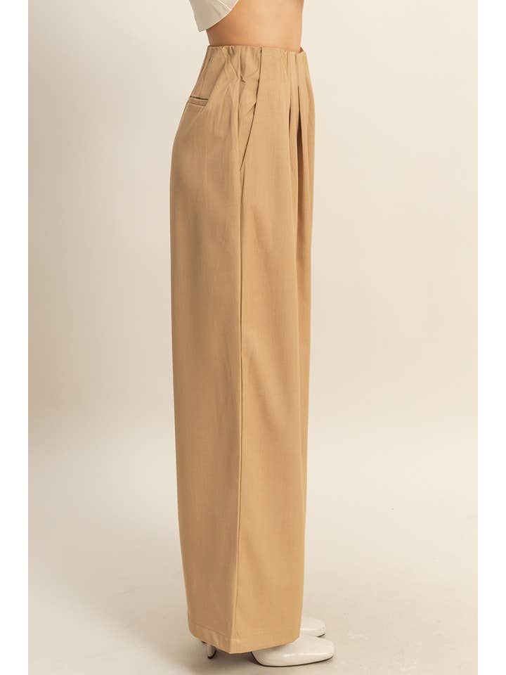 HYFVE - Wholesale Pants - Women's - Pleated Wide-Leg Tailored Trousers10