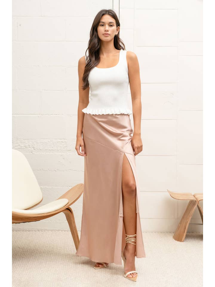 The Workshop Studio – Engroshandel Strikket top - Dame – SALAT KANT ÆRMELØS SWEATER STRIKKET TOP15