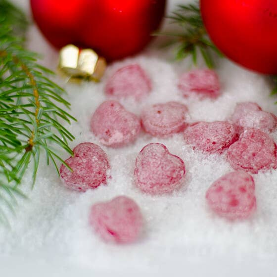 Der Zuckerbäcker - Wholesale Gummy - Sweet Portion of Glühwein Hearts Sweets Vegan Christmas2