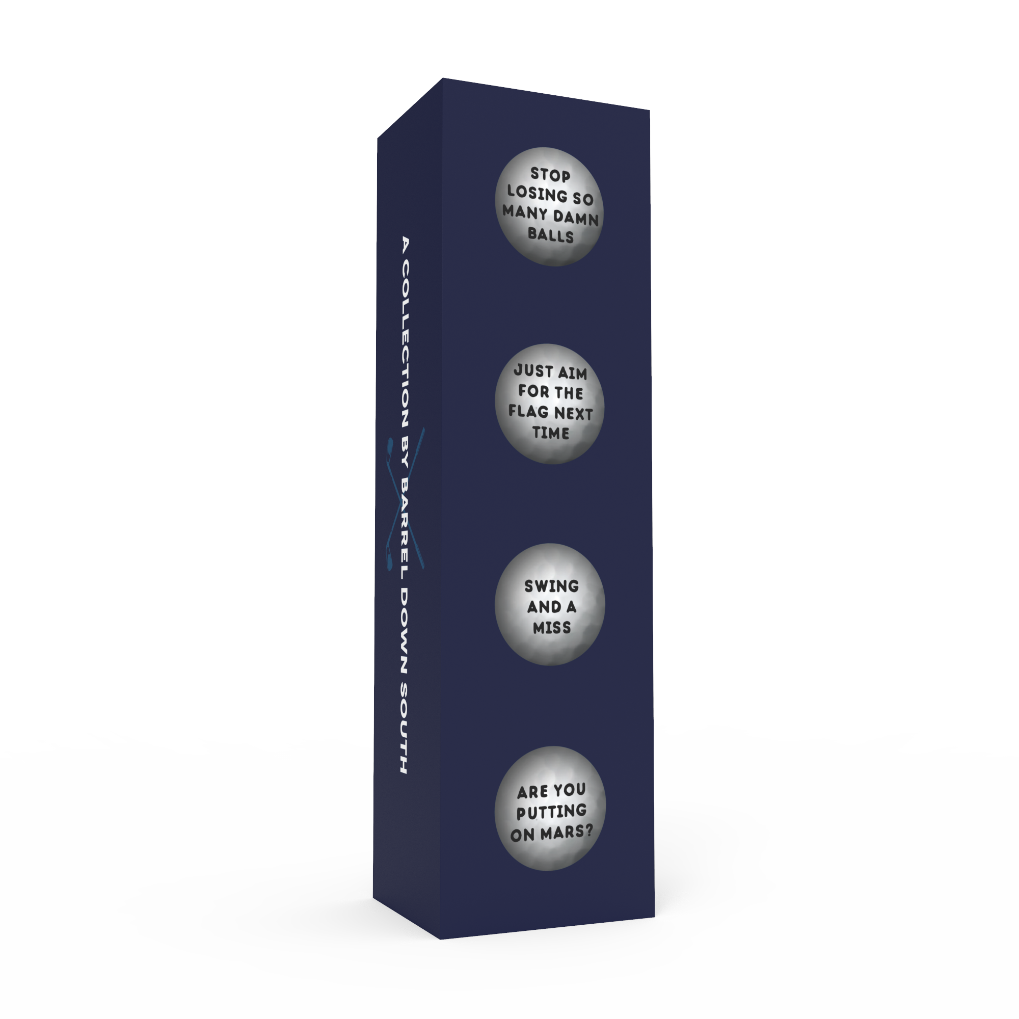 Barrel Down South – Acessórios desportivos por atacado – Carrinho de golfe Smack Talk Golf Balls Volume 5 Carrinho de golfe2