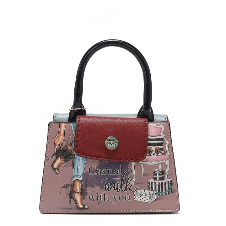 Nicole Lee USA - Wholesale Top Handle Bag - Women's - OLIVIA MINI CROSSBODY