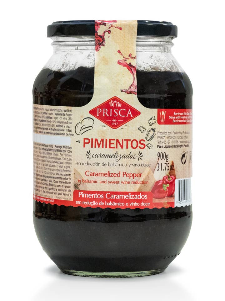 Condiment van gekarameliseerde paprika's met balsamicoazijn voor wholesale door Casa da Prisca