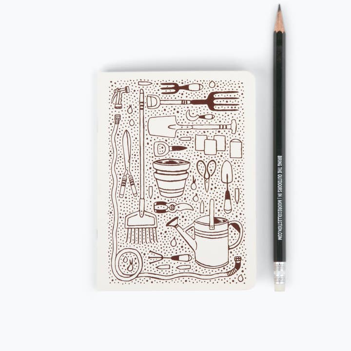Garden Tools Notebook for wholesale by Moore Collection