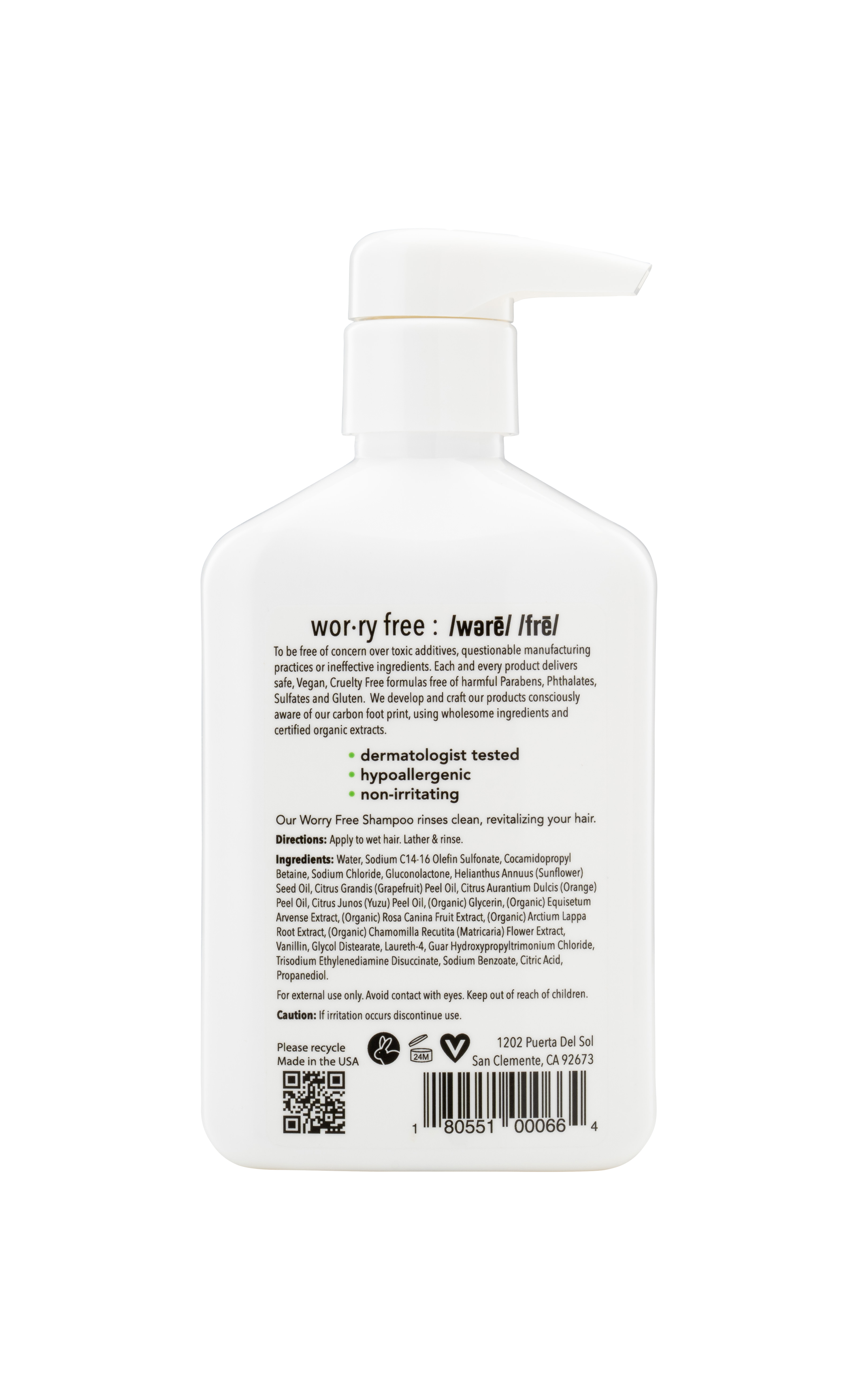 Original Sprout - Wholesale Hair Shampoo - Worry Free Shampoo3