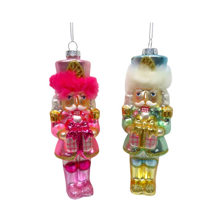 December Diamonds - Wholesale Ornament set - 2 Asst Nutcrackers w/Fur Orn1