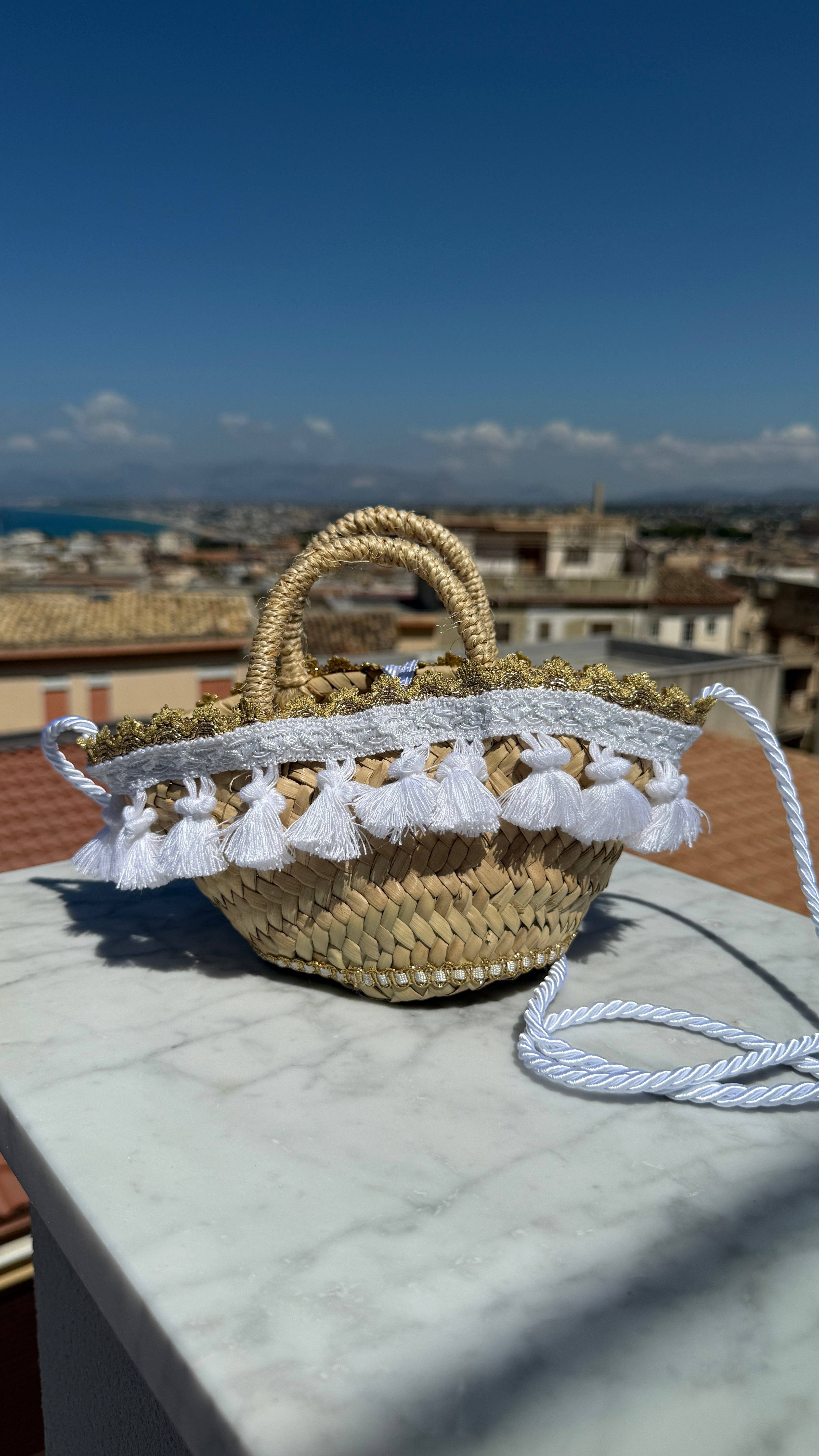 Oriana Lamarca Designs - Wholesale Beach Bag - Nica Nica Bianca Francia Sicilian Coffa5