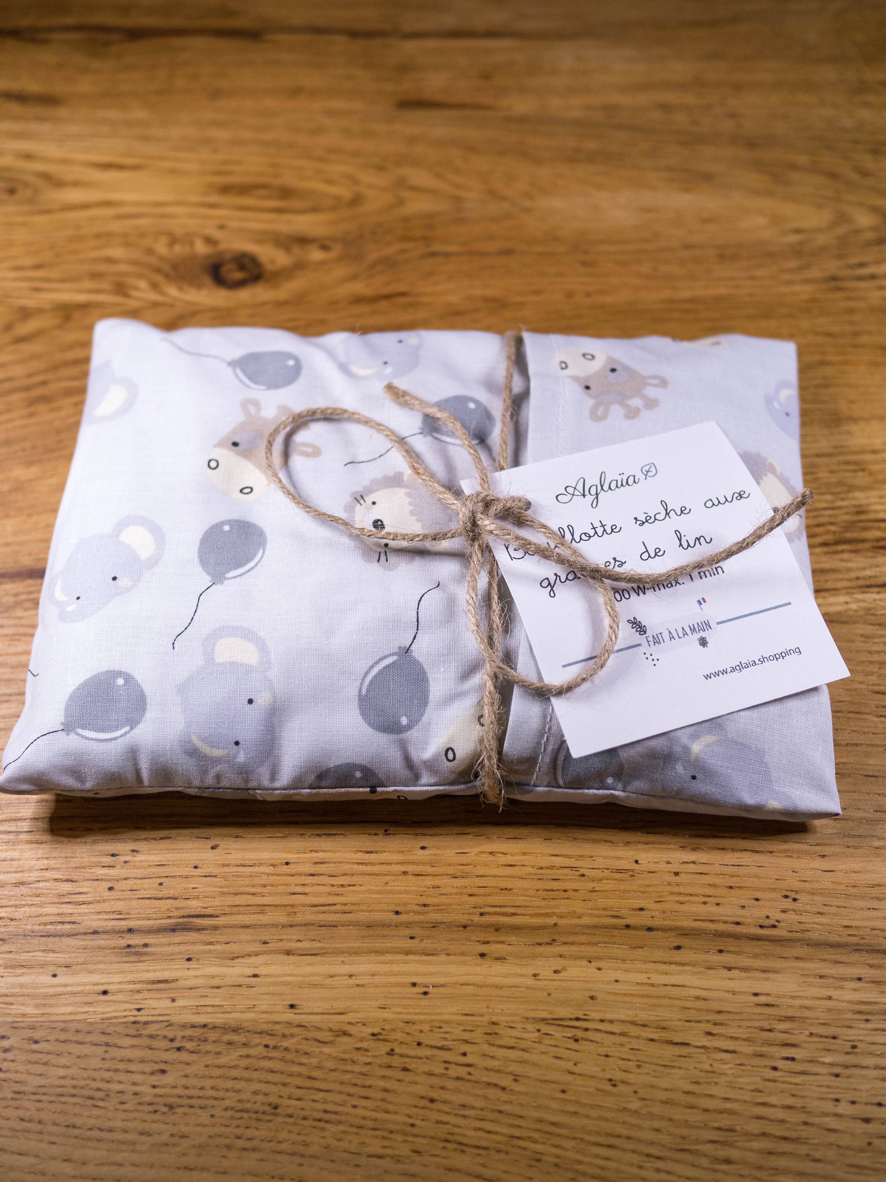 aglaïa – wholesale Hot/cold compress – Dry Flax Seed Hot Water Bottle for Kids & Baby5