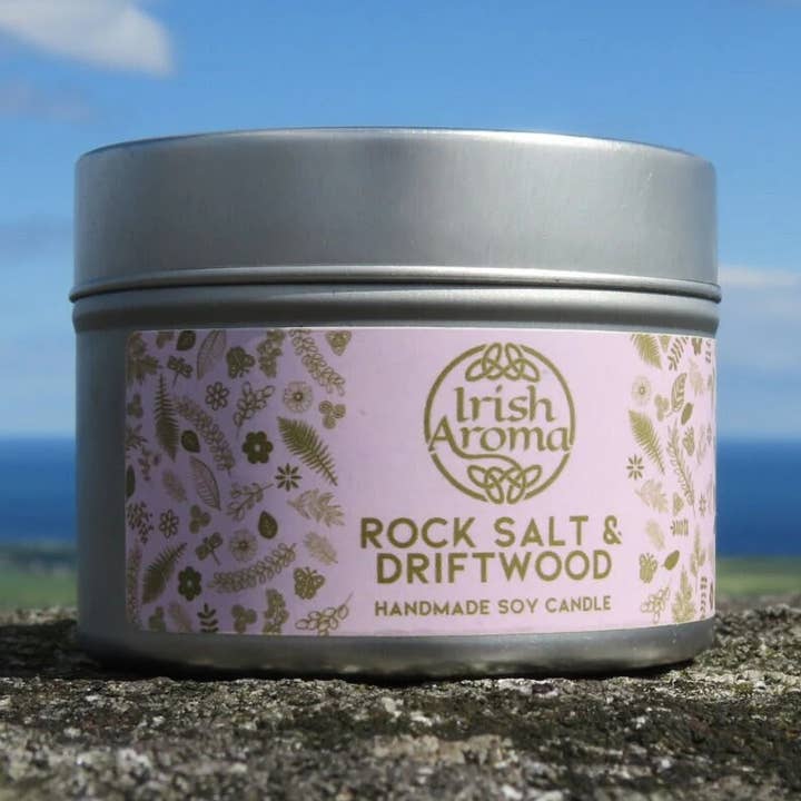 Rock Salt & Driftwood - Handmade Soy Candle for wholesale by Irish Aroma
