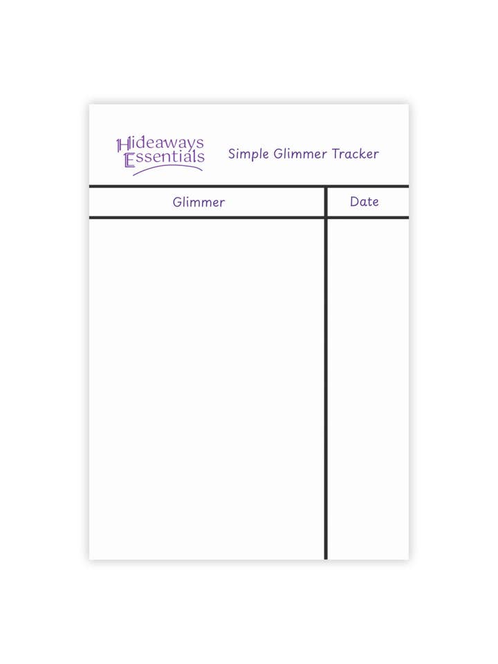 Simple Glimmer Tracker for wholesale by Hideaways Essentials