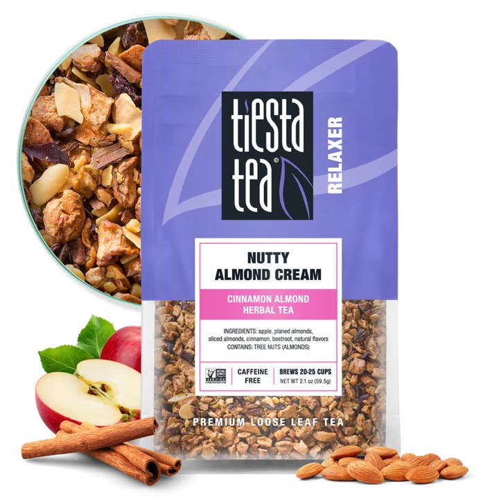 Tiesta Tea Company - Wholesale Loose tea - Nutty Almond Cream - Cinnamon Almond Herbal Tea15