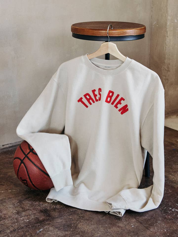 TRES BIEN French Theme Sweatshirt for wholesale by Magill