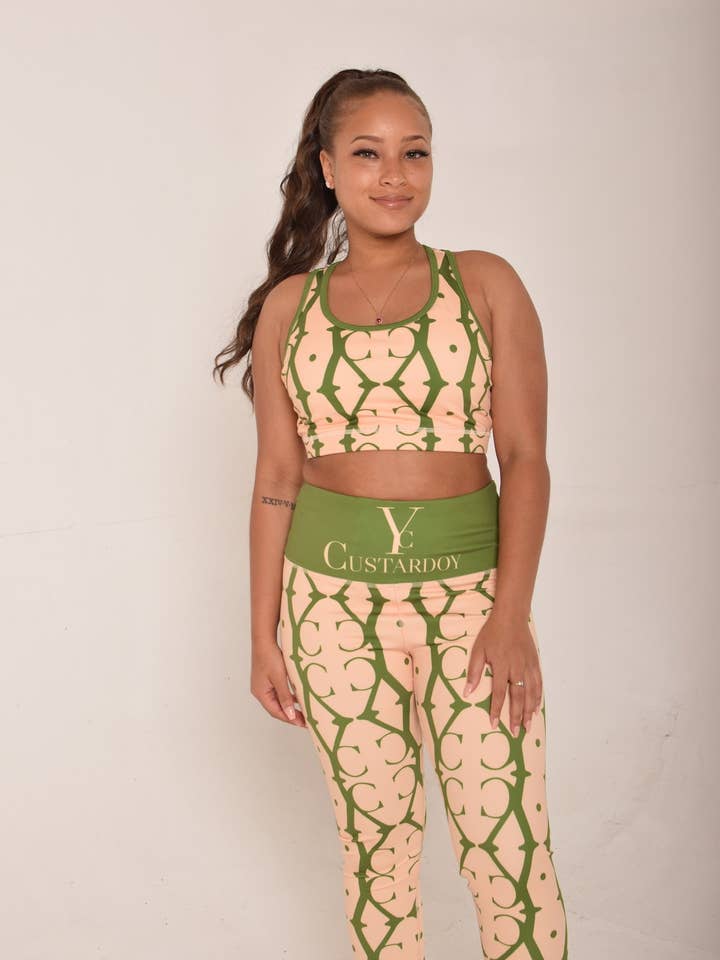 Custardoy Monogram Sport-BH für den Großhandel von Custardoy