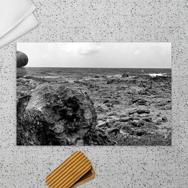 Noir et blanc, photographie, carte postale standard pour la vente par VIBELINK