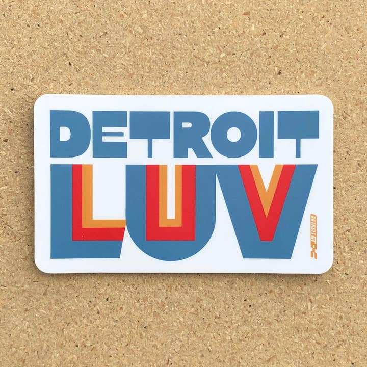Detroit LUV - sticker for wholesale by Detroit GT