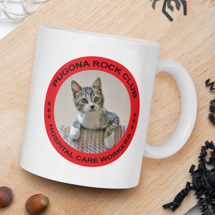 Vinny the Pug Coffee Mugs for wholesale by Pugona Rock Coffee Mugs