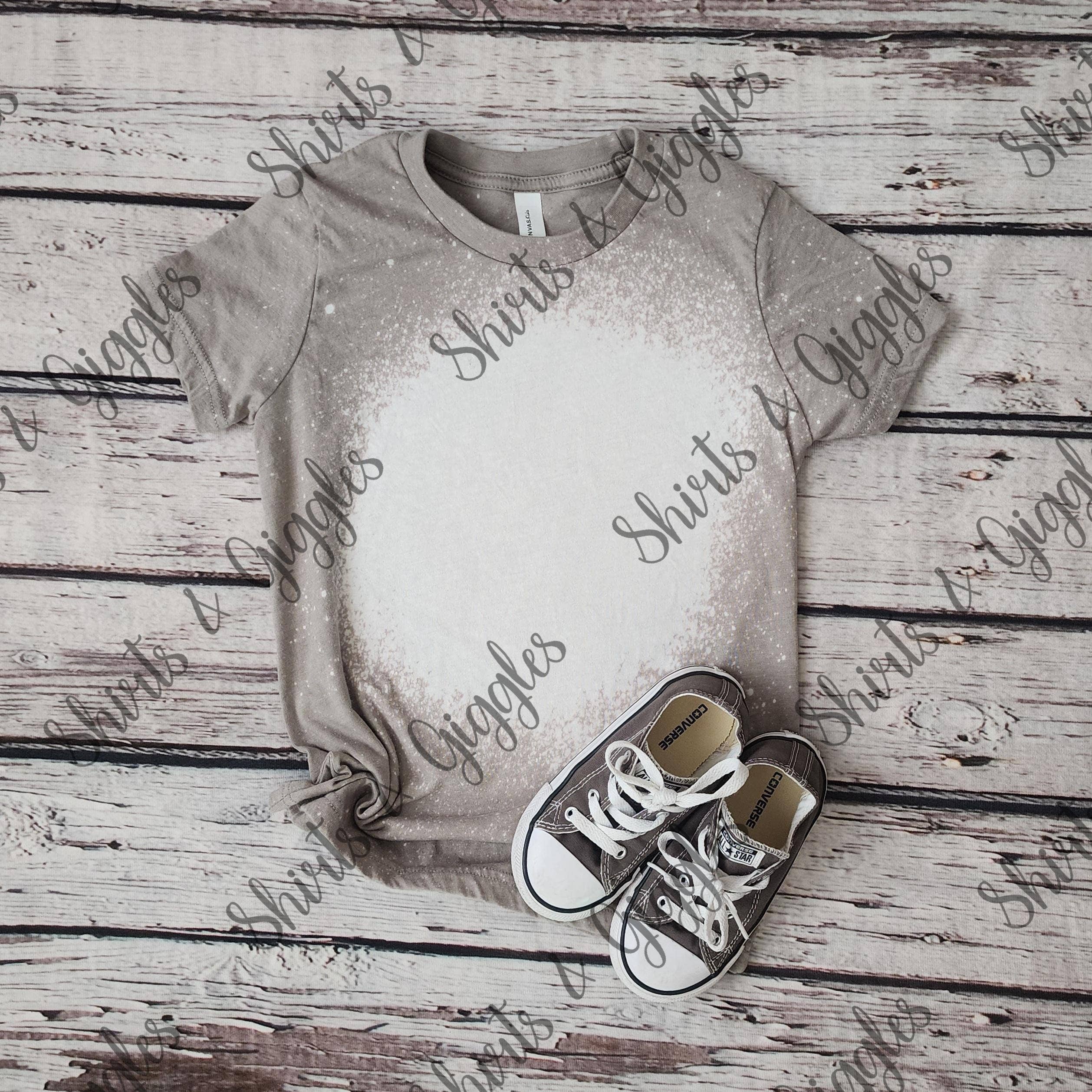 Shirts & Giggles - Venta al por mayor Camiseta con sublimación en blanco - Niños - Camisetas Juveniles Blanqueadas en Blanco Bella+Canvas®6