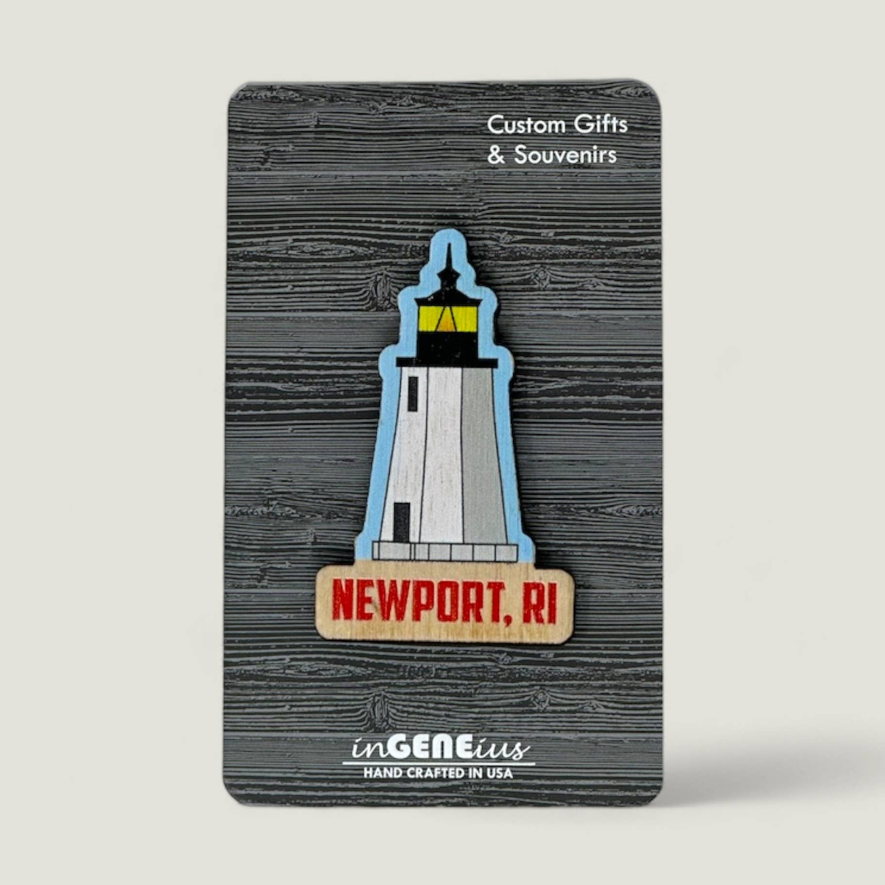 Ingeneius - Wholesale Magnet - Die Cut Wooden Magnets - Custom9