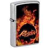 Cool Poison Logo Flammen Zippo-Feuerzeug für den Großhandel von Lighter King