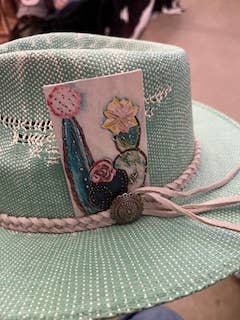 DOLLY ESTELLE - Wholesale Hat Accessory - Women's - Leather Hat Card - Lily Bob Cactus1