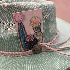 DOLLY ESTELLE - Wholesale Hat Accessory - Women's - Leather Hat Card - Lily Bob Cactus1