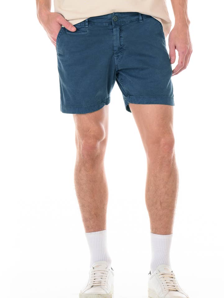 Walden 6" Chino Short - Navy for wholesale by Original Paperbacks