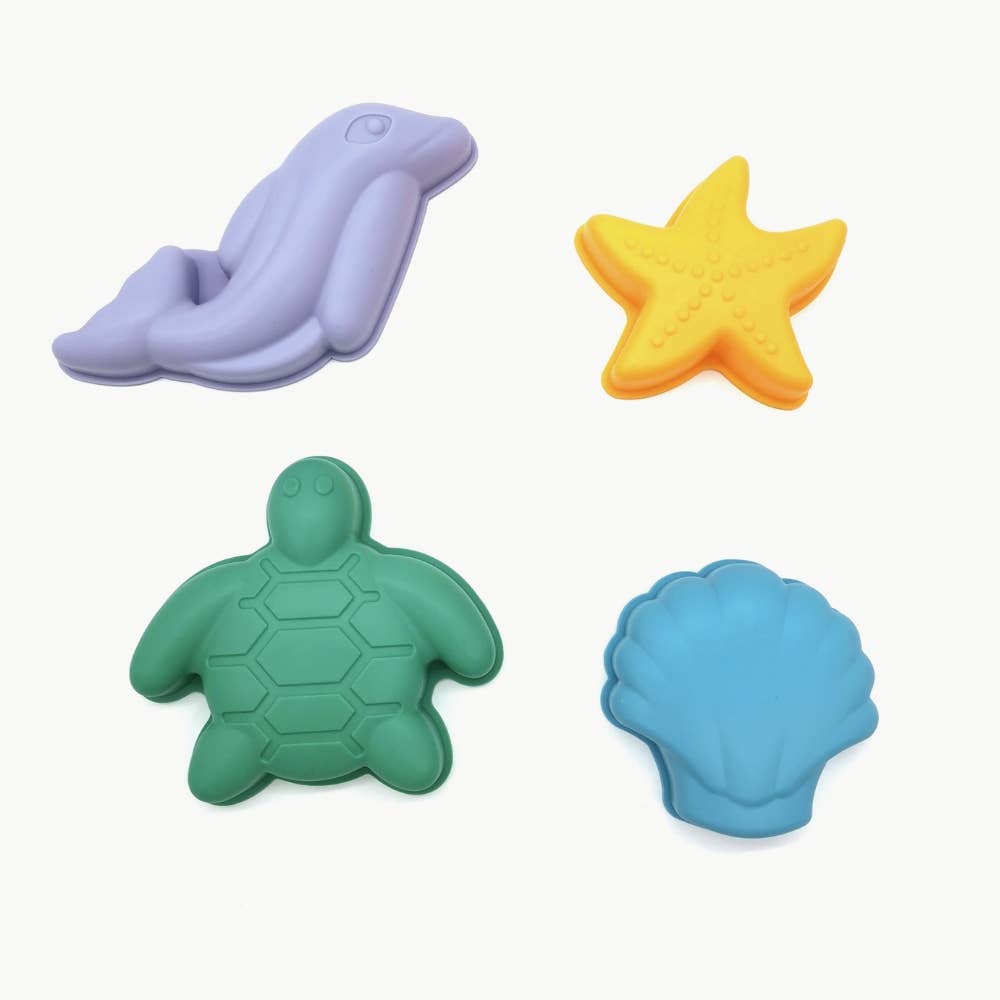 PETIKIDS - Wholesale Beach/Pool Toy - Kids & Baby - Silicone beach toys (bucket, shovel, and 4 accessories)1