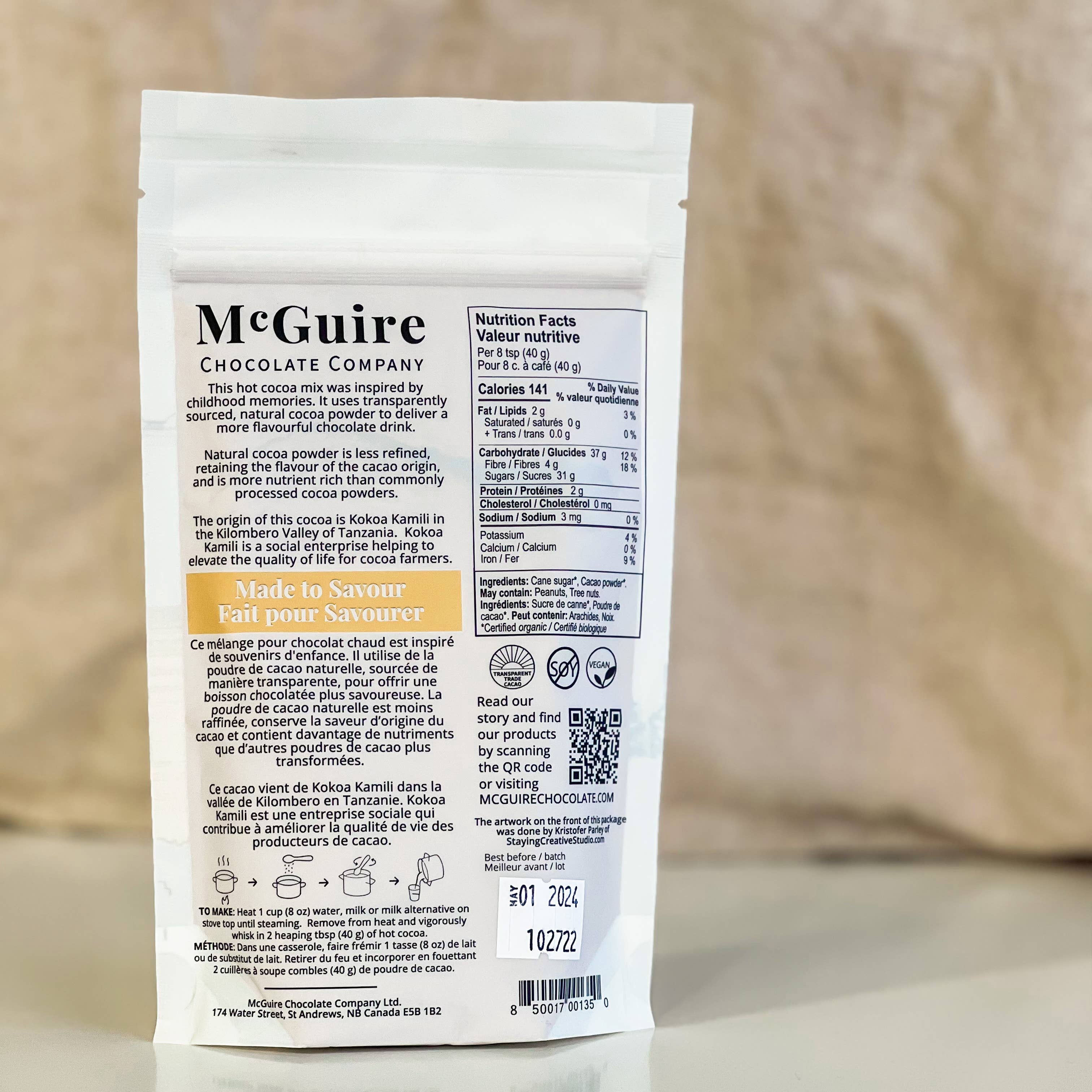 McGuire Chocolate Company - Wholesale Hot cocoa mix/kit - Hot Cocoa Mix2