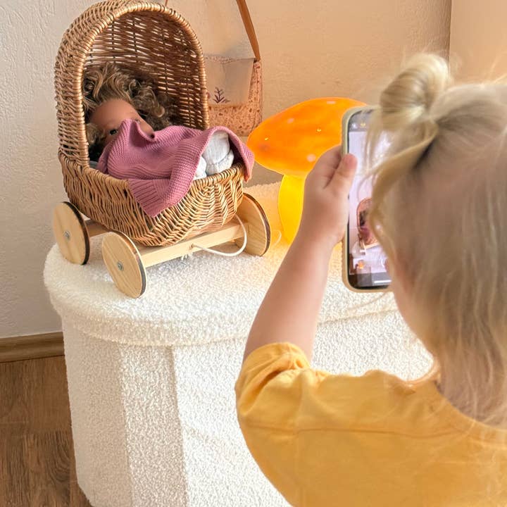 Egmont - Wholesale Doll Stroller - Kids - Small Wicker Pram13