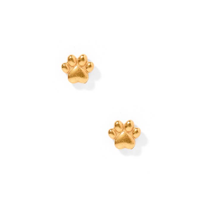 LINNY CO - Wholesale Stud/Post Earrings - Screwback Stud Earrings - Paw Print2