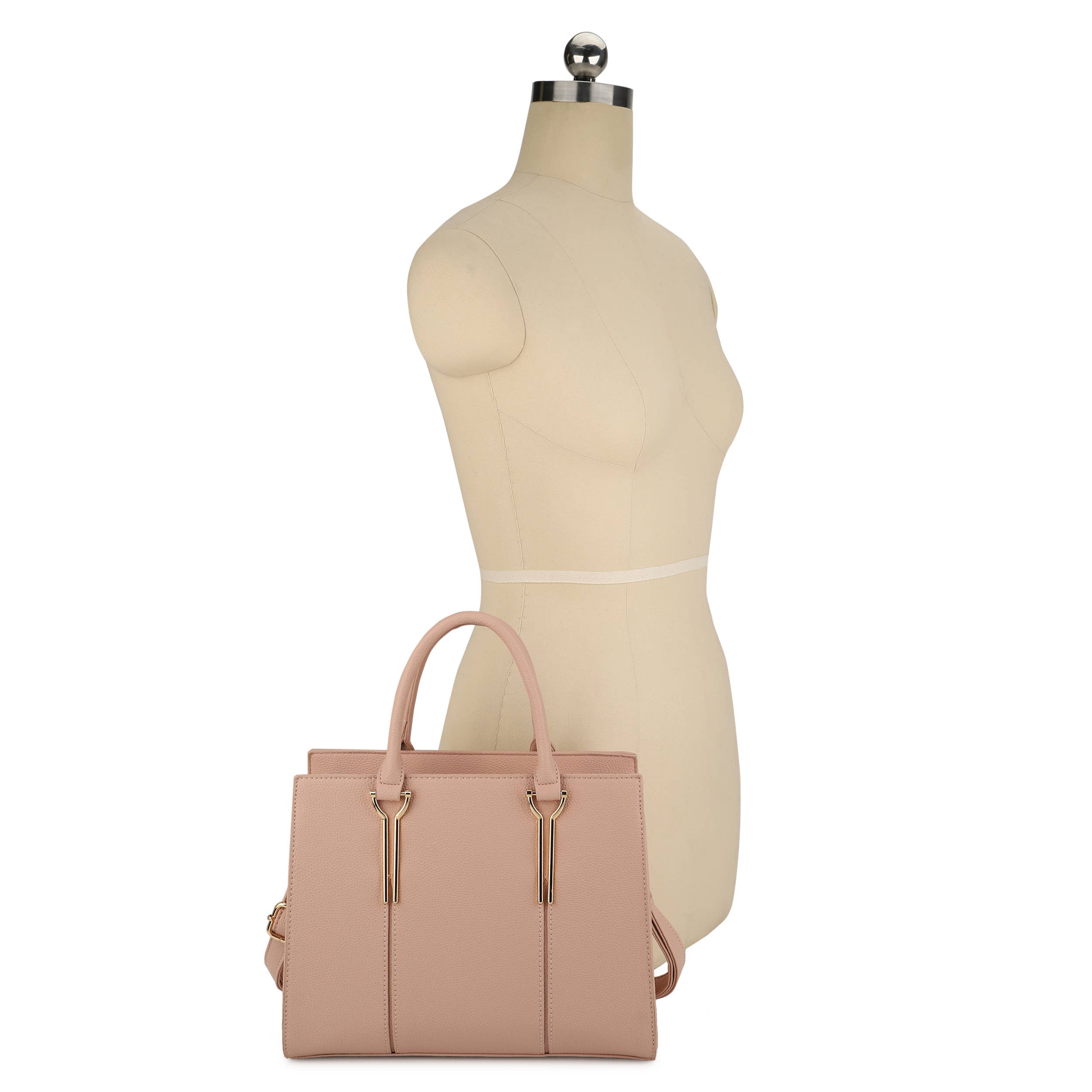 KAYLA+AVA - Wholesale Satchel - Women's - Jocelyn  Structured Satchel with Gold Hardware8