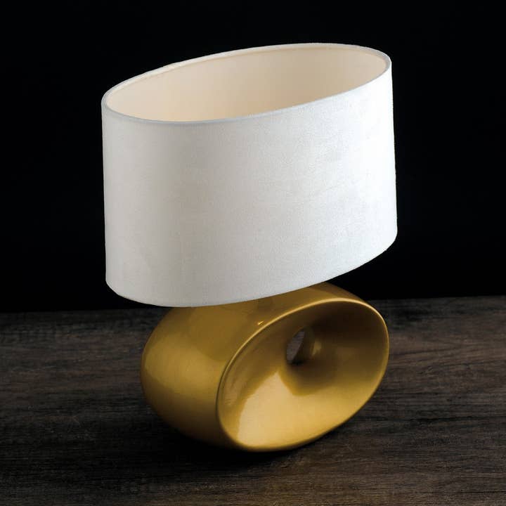 Aeolus ceramic table lamp with fabric lampshade (1XE14) and other Purchase Wholesale lamparas. Free Returns & Net 60 Terms on Faire trending on Faire.